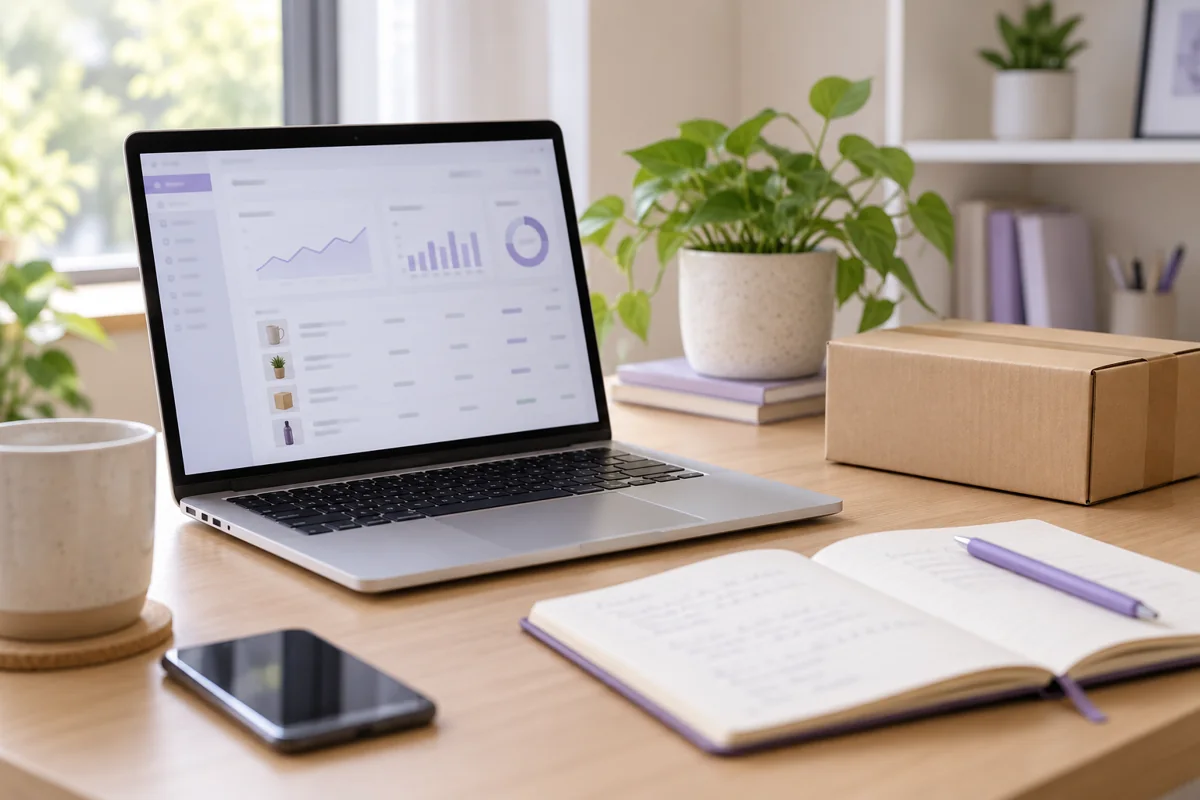 Postazione di lavoro con report e dashboard per seguire un account venditore